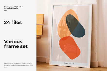 24 Frame Mockup Set, a Household Mockup by Moixo studio