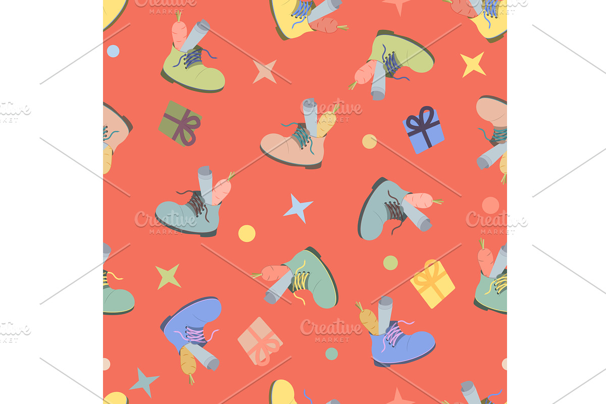 Dutch holiday Sinterklaas background, a Pattern Graphic by Iryna Melnyk Photography