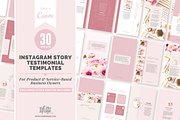 30 Instagram Story Templates, a Social Media Template by With Love Monique (Thumbnail 1 of 7)