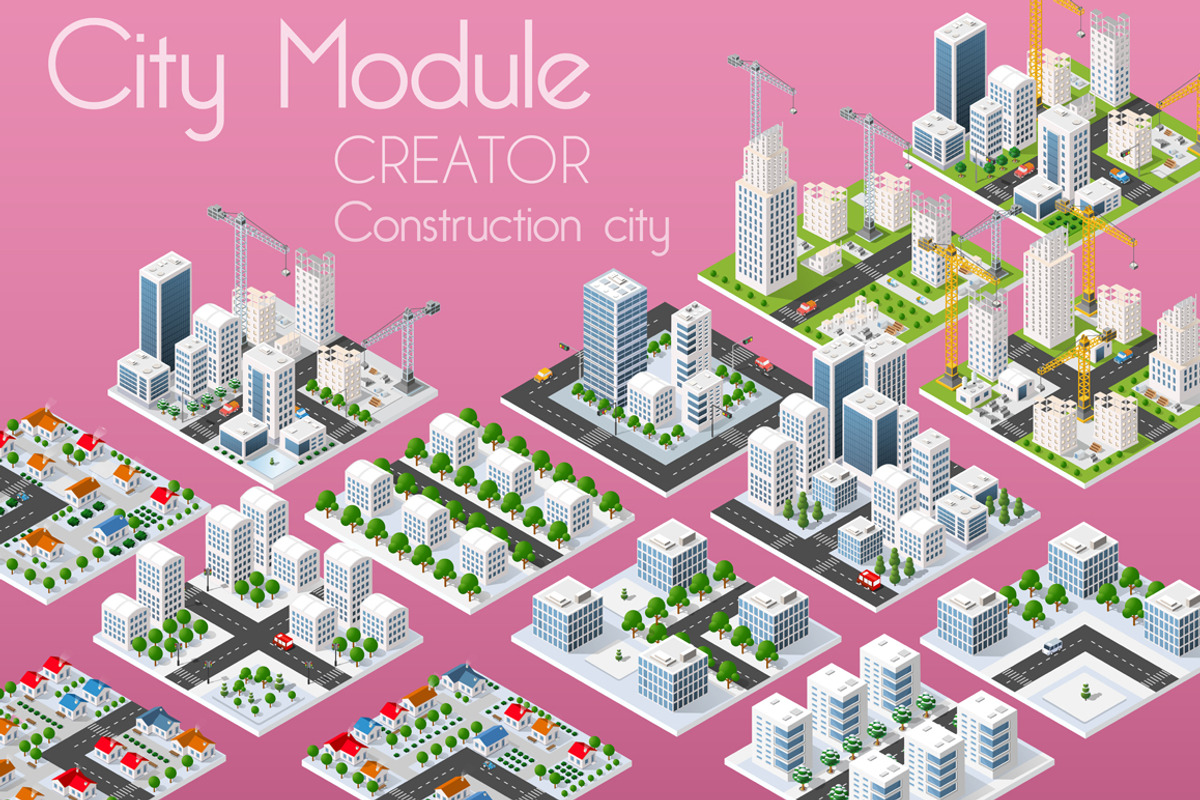 Bundle City module creator, a Technology Illustration by AlexZeL (Photo 1 of 6)