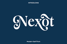 Nexot - Modern Serif Font