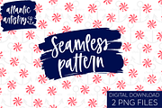 Peppermints seamless pattern, a Background Graphic by Atlantic Artistry (Thumbnail 1 of 3)