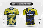 Soccer & Football Uniform Design, a Sport Illustration by samsulpassive (Thumbnail 3 of 4)