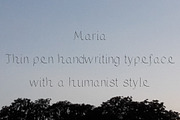 Maria, a handwritten slab font, a Script Font by Kreativ Font (Thumbnail 2 of 4)