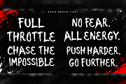 Vorzel Rough Brush Display Font, a Handwritten Font by mesuka (Thumbnail 4 of 5)