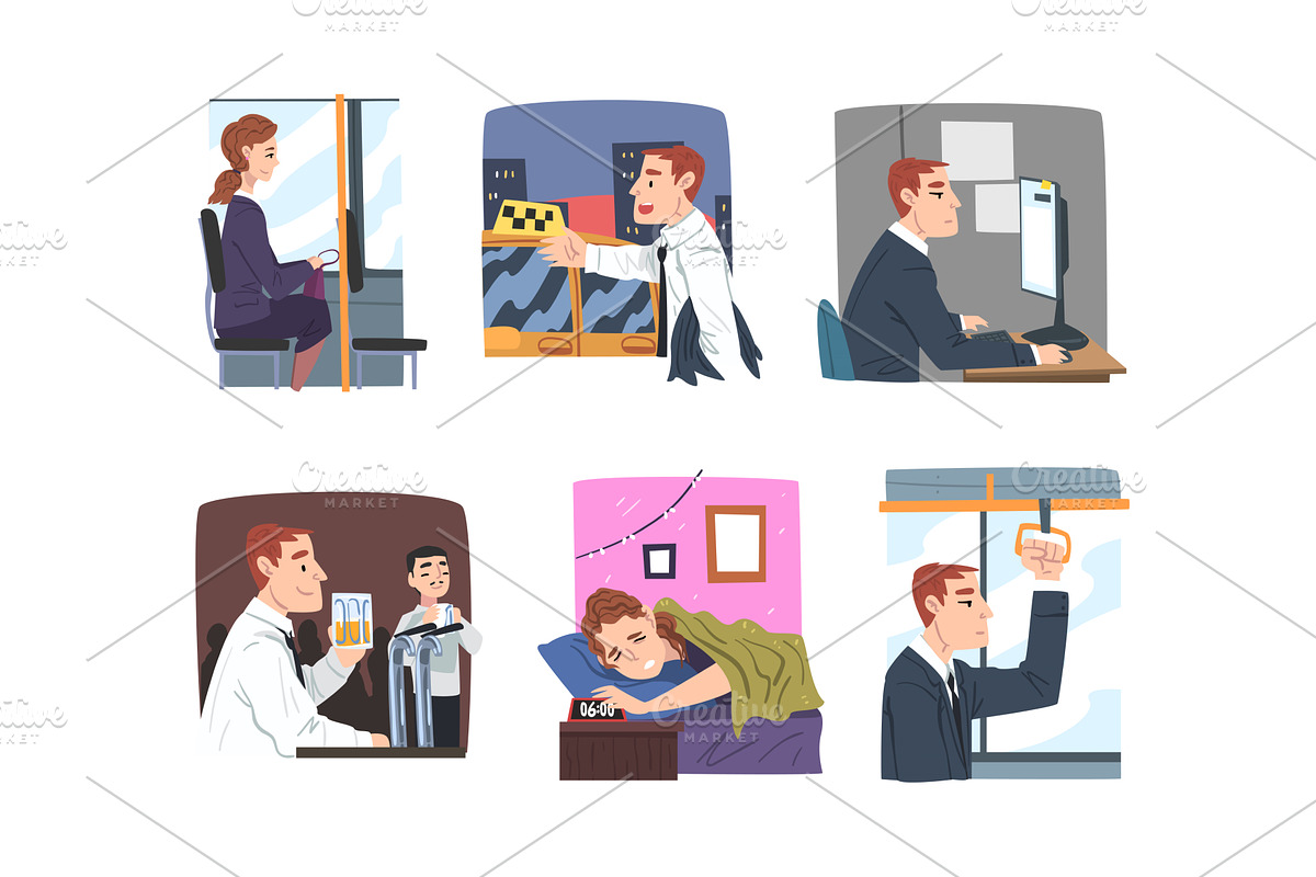 Man and Woman Office Employee Day, a Person Illustration by TopVectors