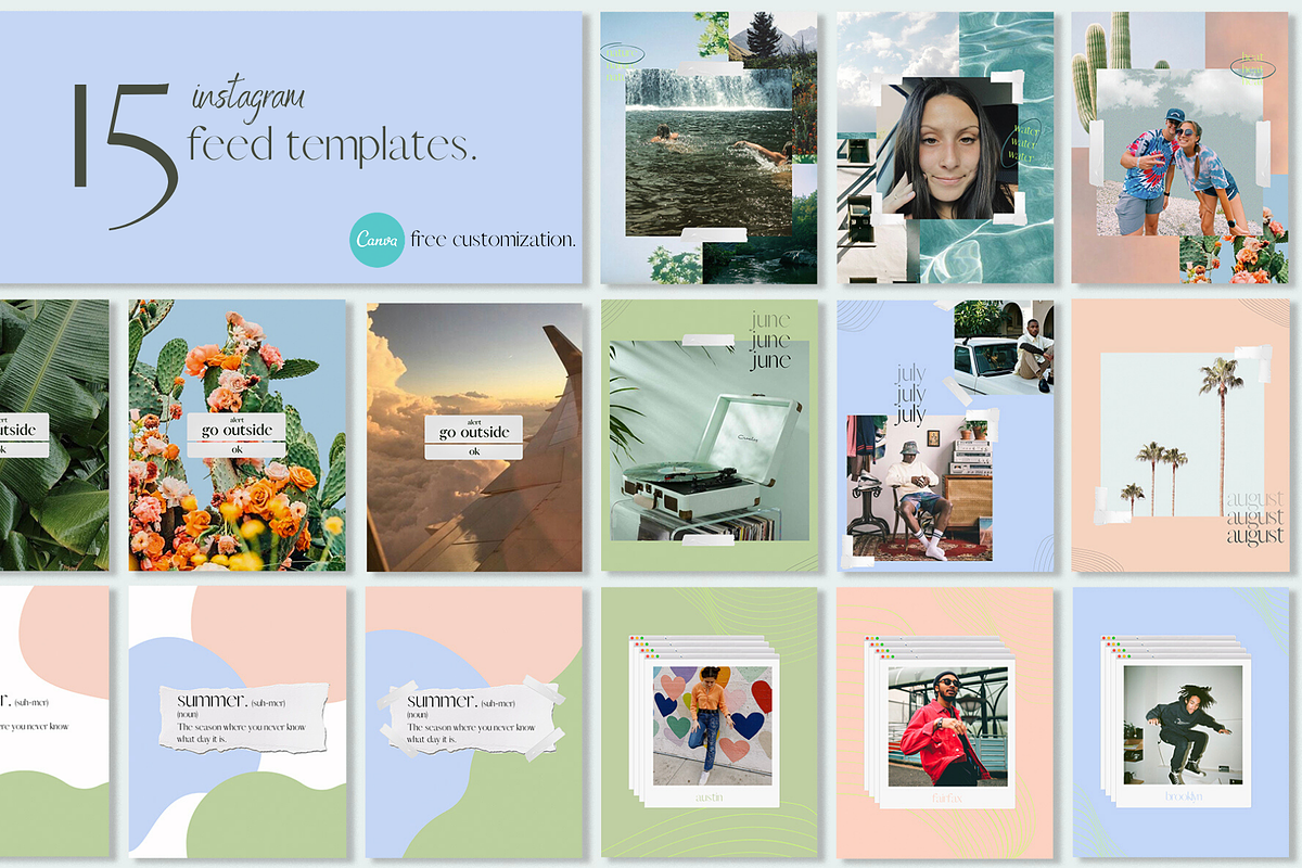 Summer Aesthetic | Canva Templates, a Templates & Theme by Asher Queen