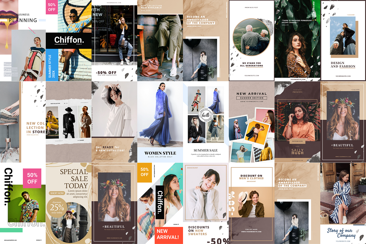 Social Media & Shopify 2.0 Templates, a Marketing Template by Kay Designs (Photo 7 of 10)