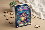 Cute Wizard Coloring Book Pages vol1, a Seasonal Illustration by ikarifq shop (Thumbnail 2 of 5)