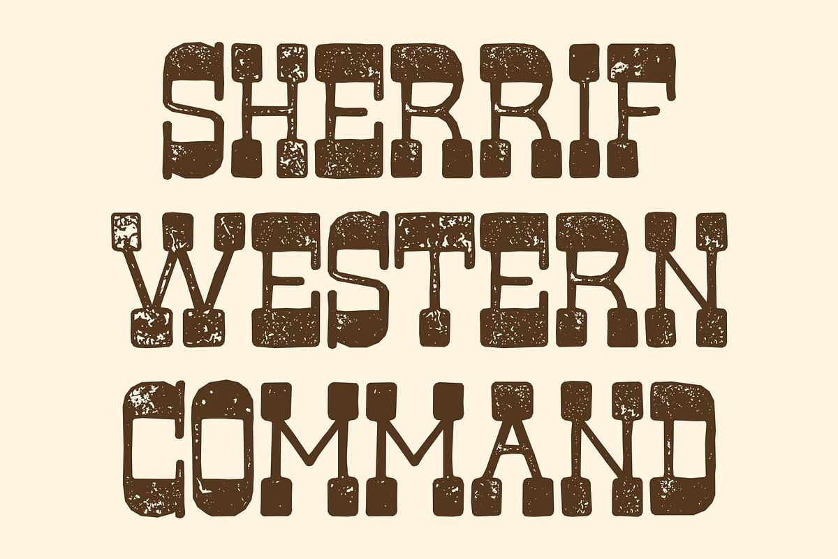 CS Belting Stamp, a Slab Serif Font by Craft Supply Co. (Photo 2 of 8)