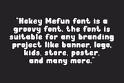 Hokey Mefun - Groovy Font, a Sans Serif Font by QR Design Studio (Thumbnail 11 of 12)