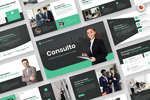 Business Consulting PowerPoint, a Presentation Template by Biwarastudio