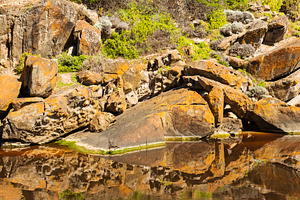 Outback Rock Reflections, a Nature Photo by THP Creative