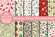 Christmas Patterns Christmas Paper, a Pattern Graphic by DreamCafeArt (Thumbnail 1 of 6)