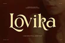 Lovika Elegant Fashion Serif Font