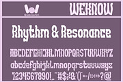 Tuning Fork font, a Font by weknow (Thumbnail 5 of 8)
