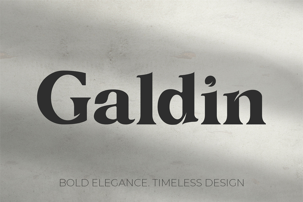 Galdin - Serif Font, a Serif Font by OWPictures (Photo 1 of 10)