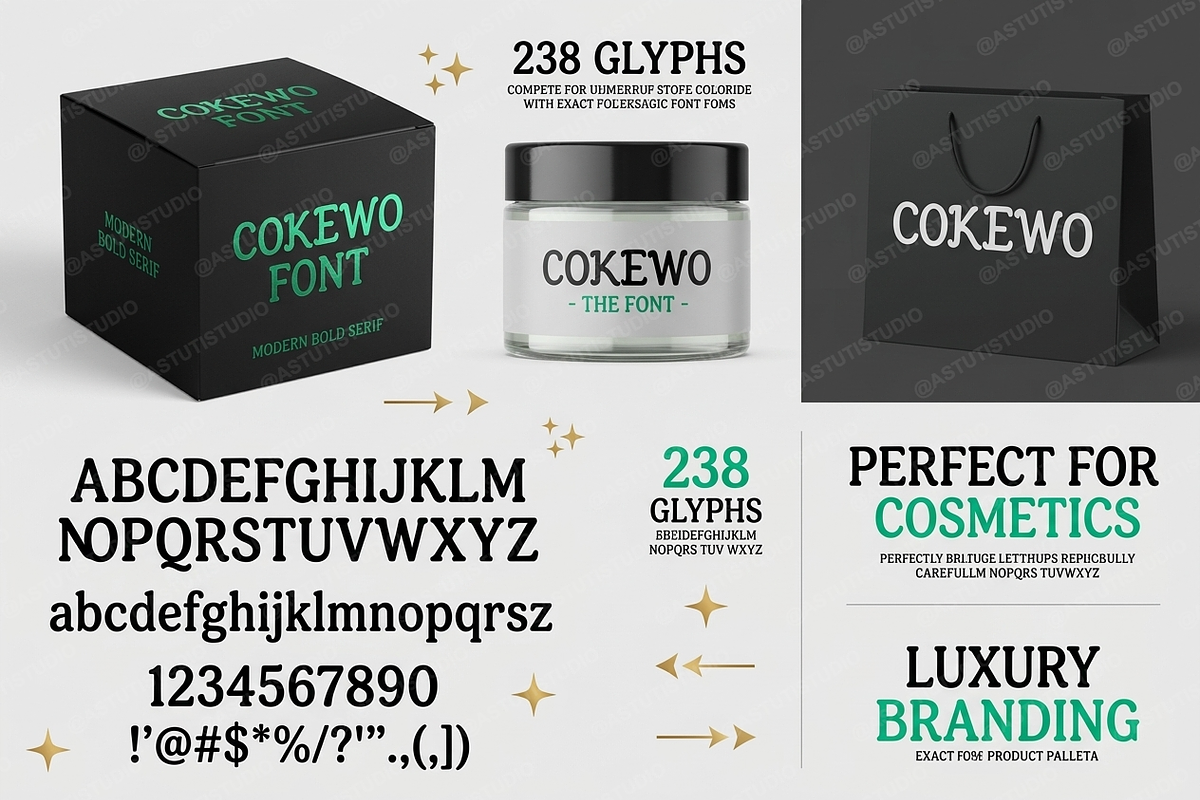 Cokewo - Refined Luxury Serif Typefa, a Serif Font by Astuti Studio (Photo 17 of 21)
