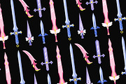 Cute Swords and Dagger Elements Set, an Object Graphic by Gumico Studio. (Thumbnail 3 of 3)