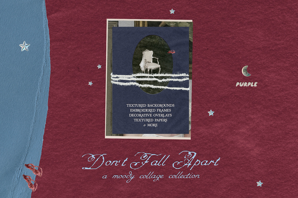 Don't Fall Apart: Moody Collage Kit, an Object Graphic by Purple (Photo 14 of 14)