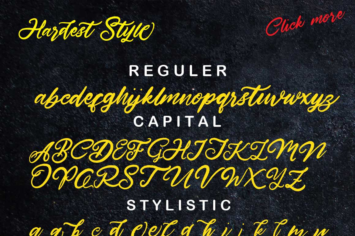 Hardest Style Brush, a Script Font by Putra Khan (Photo 13 of 13)
