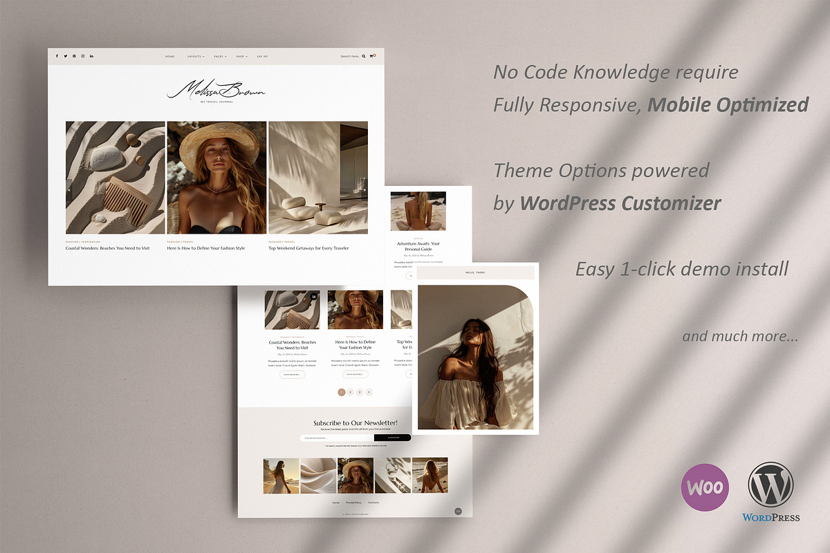 Melissa - A Personal Lifestyle Theme, a WordPress Template by GiaThemes (Photo 3 of 3)