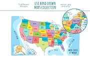 US maps collection, an Education Illustration by Illustrationsforteachers (Thumbnail 4 of 7)