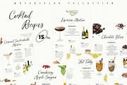 Holiday Cocktails Recipe Card Set, a Food Illustration by Sunshine Art (Thumbnail 4 of 12)