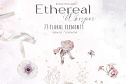 Ethereal Watercolor Flowers, a Decorative Illustration by Damian Roh (Thumbnail 3 of 19)