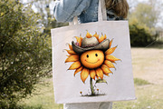 Quirky Flowers Funny Clipart Bundle, an Illustration by Canvas Craft (Thumbnail 6 of 7)