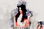 Watercolor Aura Portrait Ps Action, an Action Add-On by Studio Retouch (Thumbnail 5 of 17)