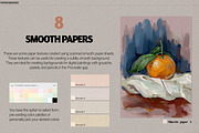 Paper Texture Brushes Procreate, a Brush Add-On by Les Frolova (Thumbnail 6 of 10)