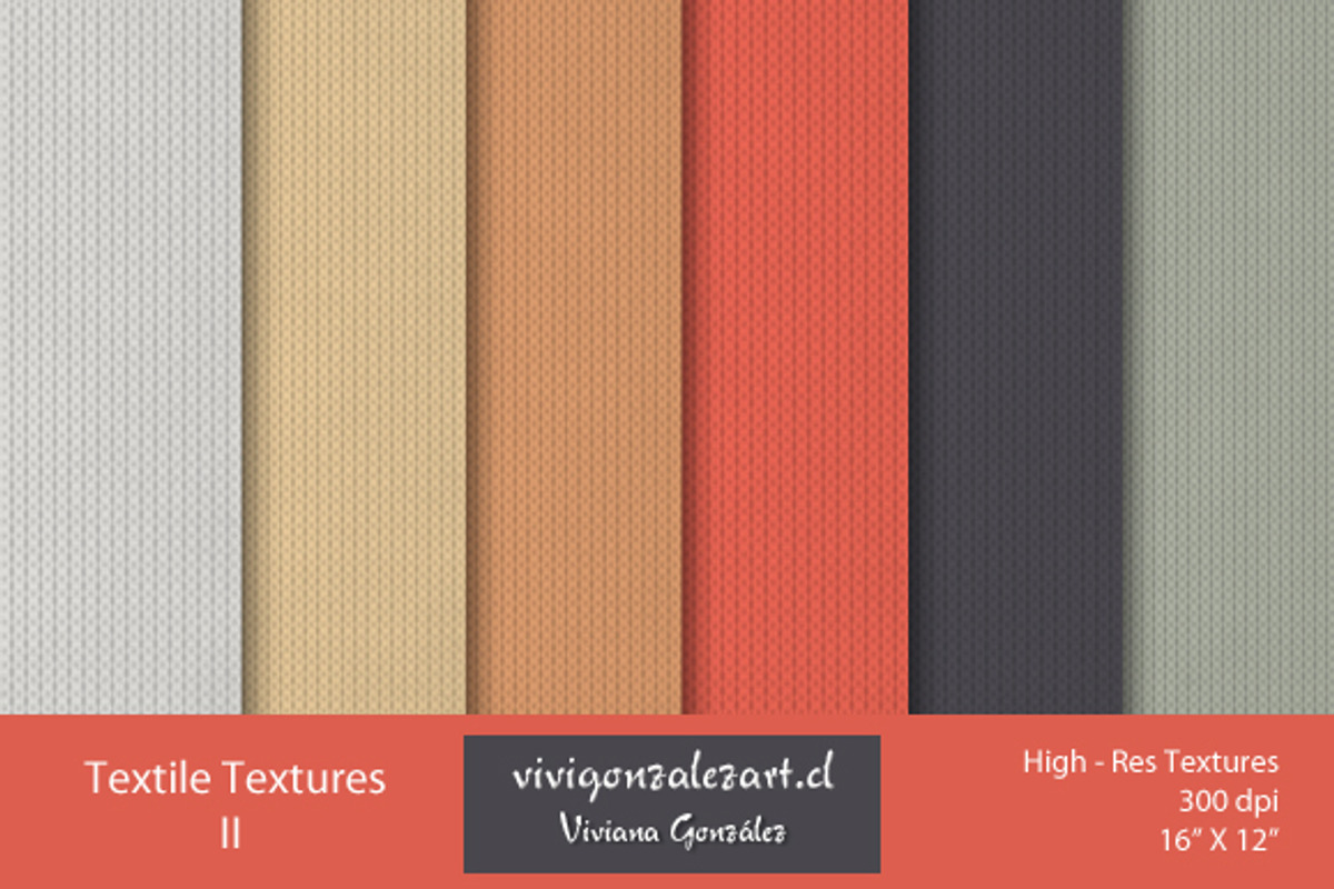 Textile Textures II, a Texture Graphic by ViviGonzalezArt (Photo 1 of 3)