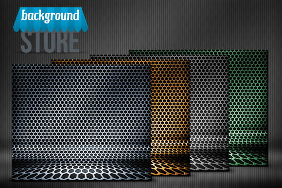 Metal Hex Grid Stage