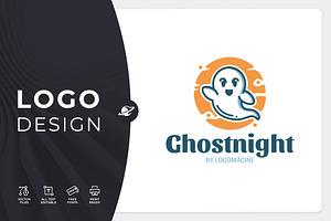 Ghost Night Logo Template