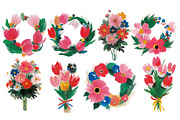 Watercolor Amsterdam City Clipart, an Illustration by Designworld (Thumbnail 3 of 6)