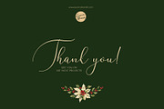 Floral Christmas Cards & Backgrounds, a Background Graphic by Euonia Meraki (Thumbnail 10 of 10)