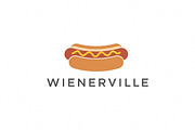 Wienerville Hot Dog, a Branding & Logo Template by Logocreative (Thumbnail 1 of 2)