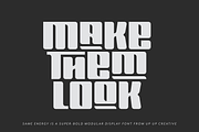 Same Energy, A Modular Sans Serif, a Sans Serif Font by Up Up Creative (Thumbnail 8 of 15)