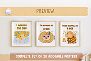 20 Positive Affirmation Posters, a Poster Template by Annyillustration (Thumbnail 3 of 10)