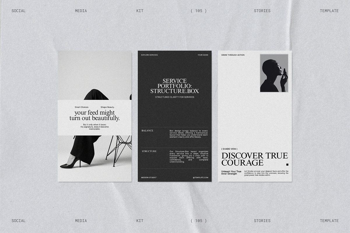 RIVA | Social Media Kit Story Bundle, a Social Media Template by Prapti Design (Photo 7 of 10)