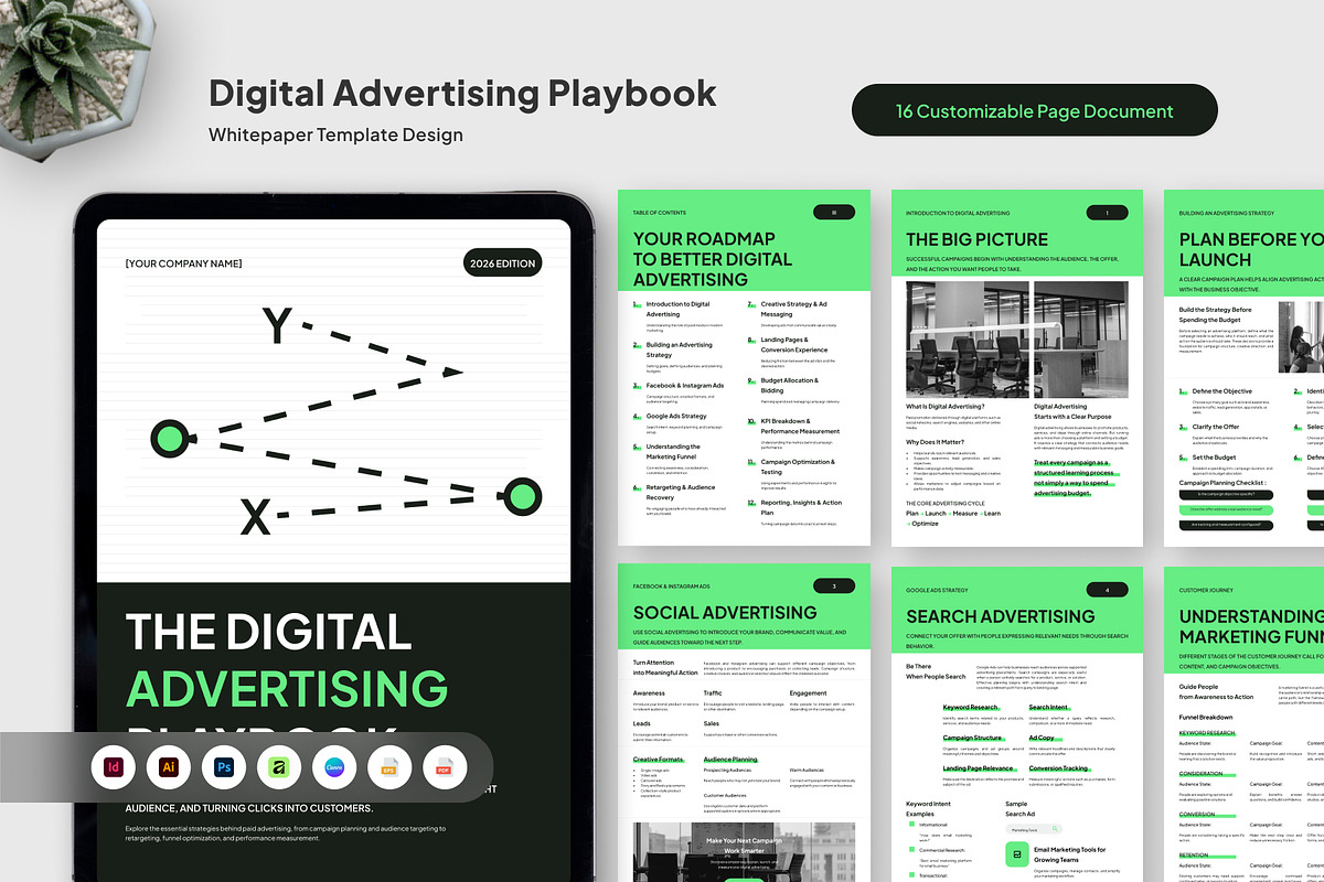 Digital Advertising Whitepaper, a Branding & Logo Template by trabaskriya (Photo 1 of 6)