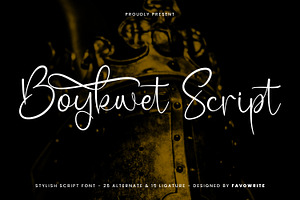 Boykwet Script - Stylish Font