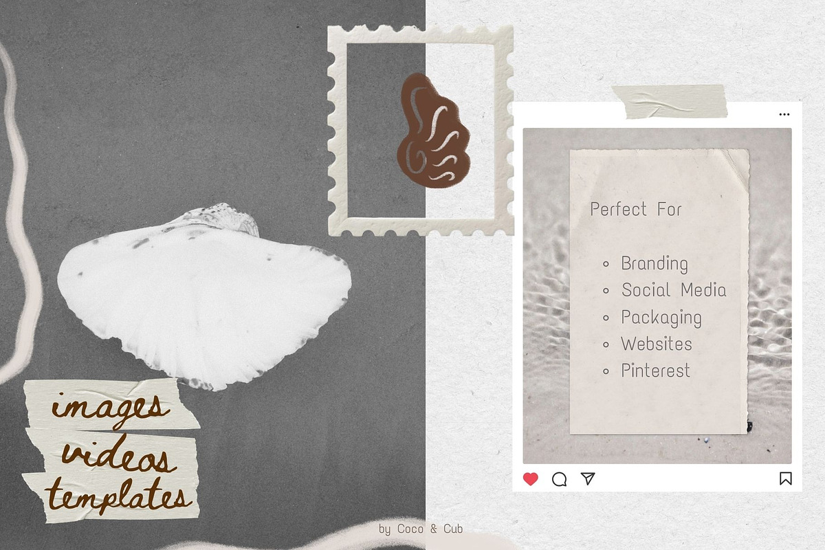 Coastal Branding Kit, an Object Graphic by Coco & Cub Studio (Photo 4 of 10)