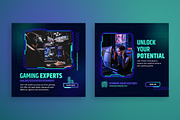Gaming and eSports Banner Templates, a Social Media Template by Brandify Studio (Thumbnail 2 of 4)