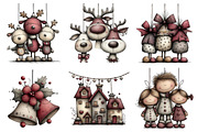 Hanging Christmas Decoration Bundle, an Illustration by Daily.Designs (Thumbnail 4 of 5)