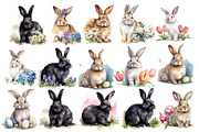 Watercolor Clipart, Easter Clipart, an Animal Illustration by KomtsyanTatyanaArt (Thumbnail 4 of 6)