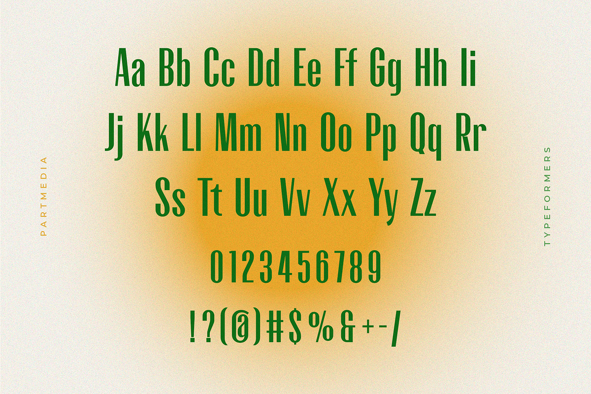 Partmedia - Display Condensed Sans, a Sans Serif Font by Typeformers (Photo 4 of 5)