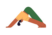 Women exercising in yoga asanas set, a Sport Illustration by Good Studio (Thumbnail 10 of 13)