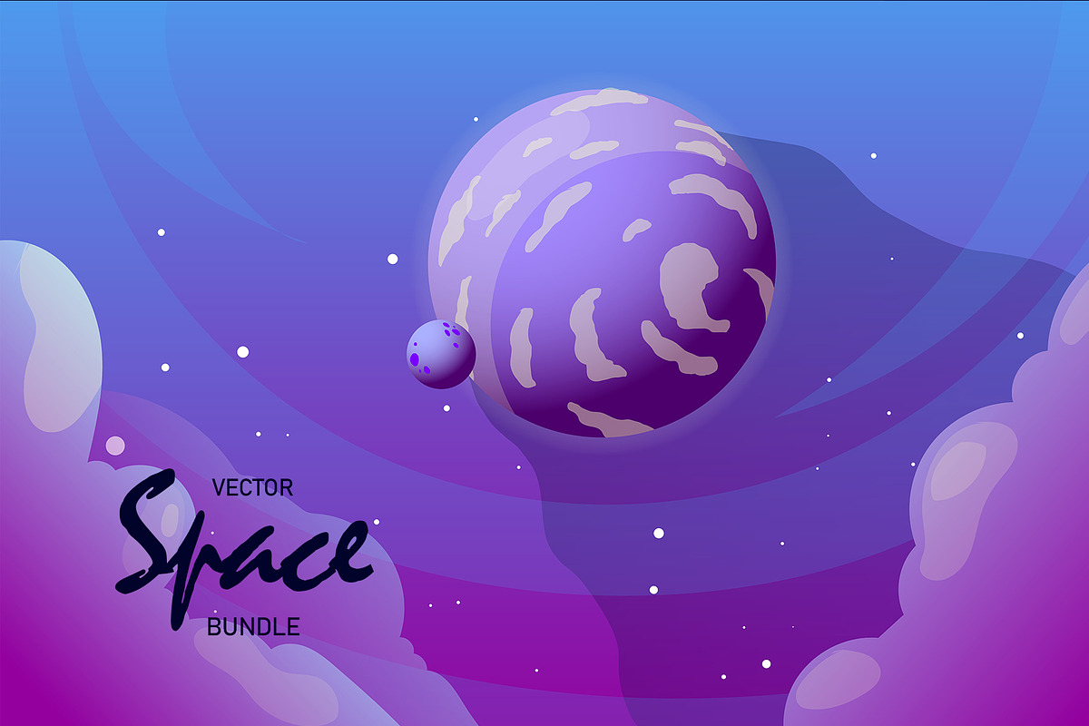 Vector Space Bundle, a Decorative Illustration by badrusblue (Photo 8 of 8)
